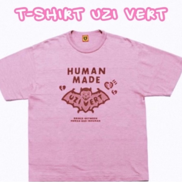 Humanmade Unisex Pink T-Shirt Hip Hop 2023 Different sizes- Fast Shipping!!!! - Picture 1 of 1